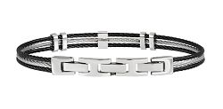 BREIL Modern tripla acél karkötő Loop TJ3442