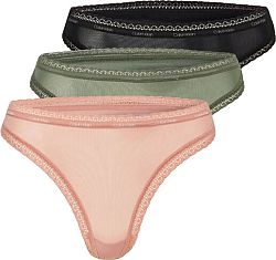 Calvin Klein 3 PACK - női tanga QD3802E-I21 XL