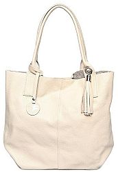 Carla Ferreri Női bőr kézitáska CF1619 Beige