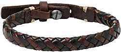 Fossil Bőr vintage karkötő JA5932716