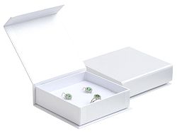 JK Box Fehér díszdoboz ékszerszettre VG-5/AW
