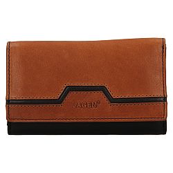 Lagen Női bőr pénztárca BLC/5305/222 Blk/Cgn