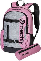 Meatfly Hátizsák Basejumper Dusty Rose / Grey