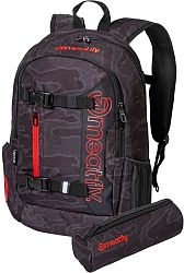 Meatfly Hátizsák Basejumper Morph Black