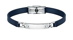 Morellato Elegáns kék bőr karkötő SQH46