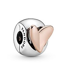 Pandora Ezüst gyöngy bronz szívvel 788697C00