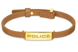 Police Divatos bőr karkötő Braid PEAGB0032102