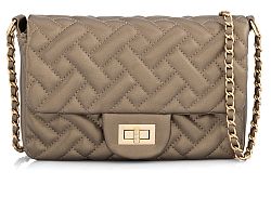 Verde Női crossbody kézitáska 01-1642 bronze