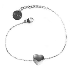 Vuch Romantikus acél karkötő Silver Sparkle