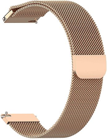 4wrist Milánói óraszíj- Rózsaszín arany 20 mm